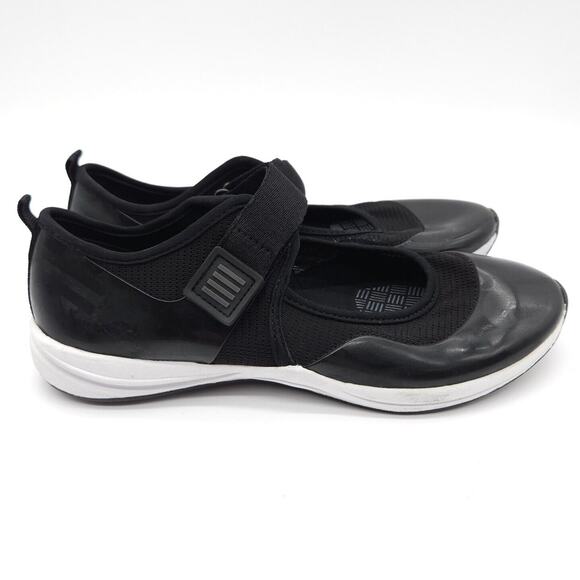 Lands End (Womens Size 9 B) Mesh Black Strap Mary Jane Loafer Shoes‎ 400770 - Picture 3 of 7